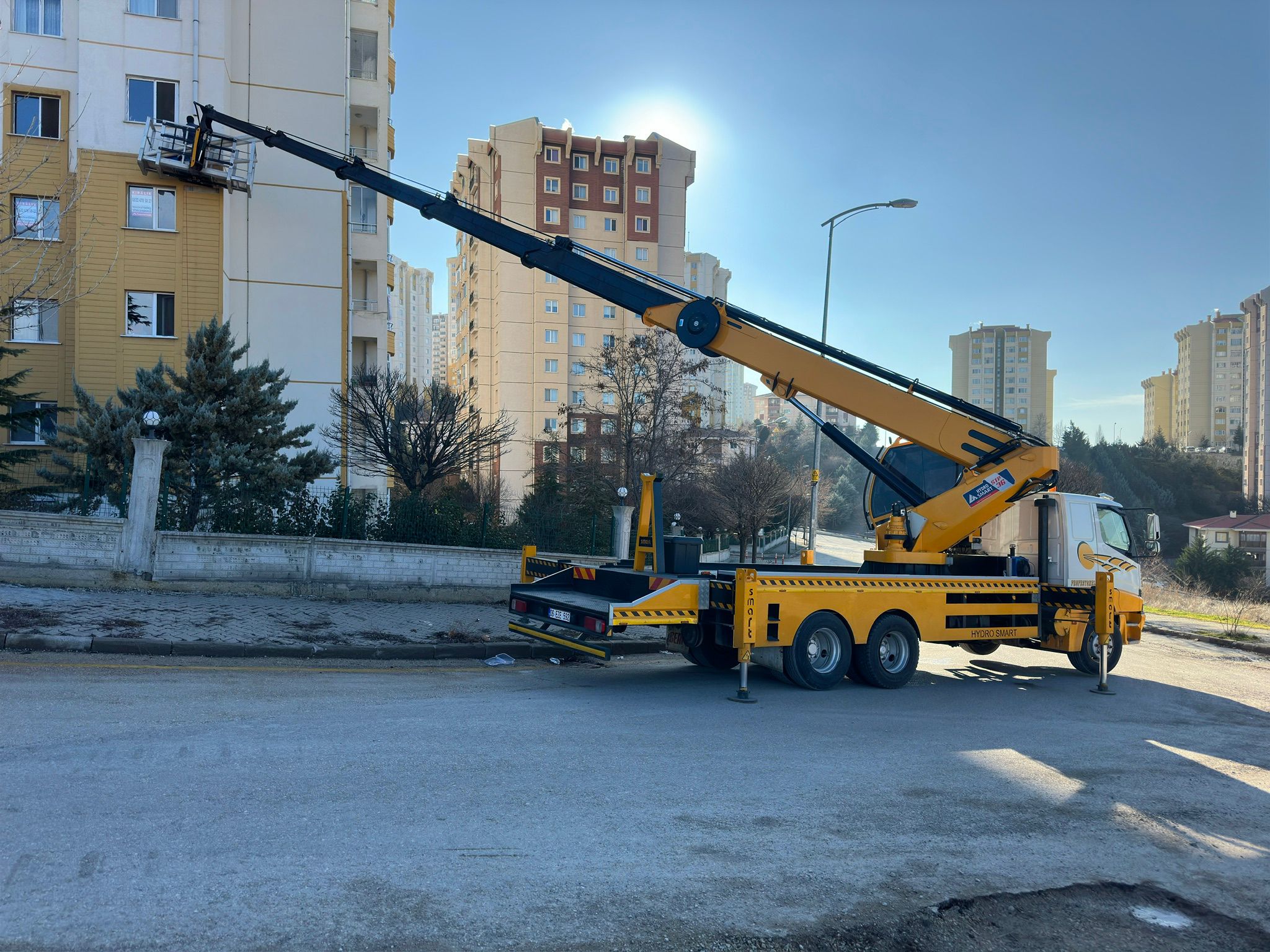 Ankara 35 tonluk vinç Projesi - Sağlamlar Vinç Hizmetleri